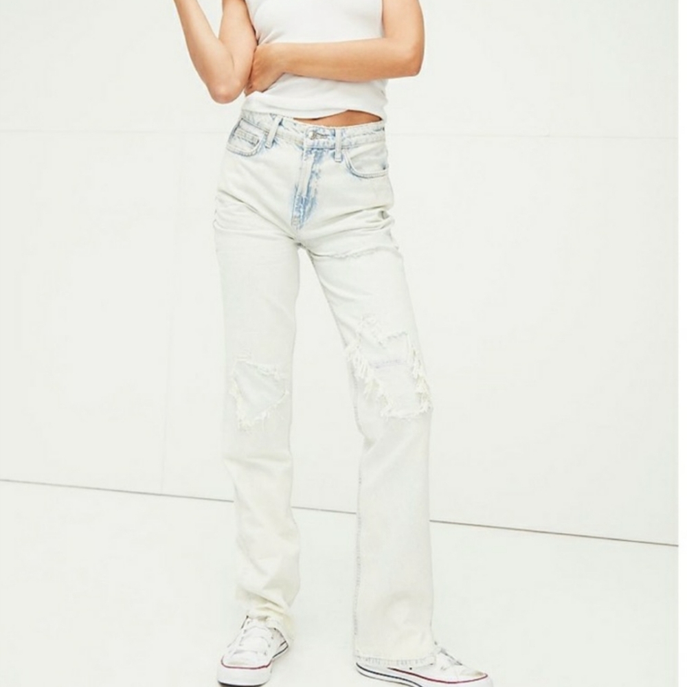FREE PEOPLE My Own Lane jeans vintage high waist Sz 27